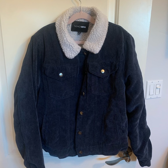 Blue Corduroy Jacket - Picture 1 of 3